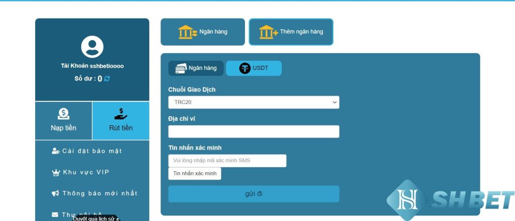 Những thông tin giải đáp về thắc mắc của người chơi khi rút tiền Shbet 